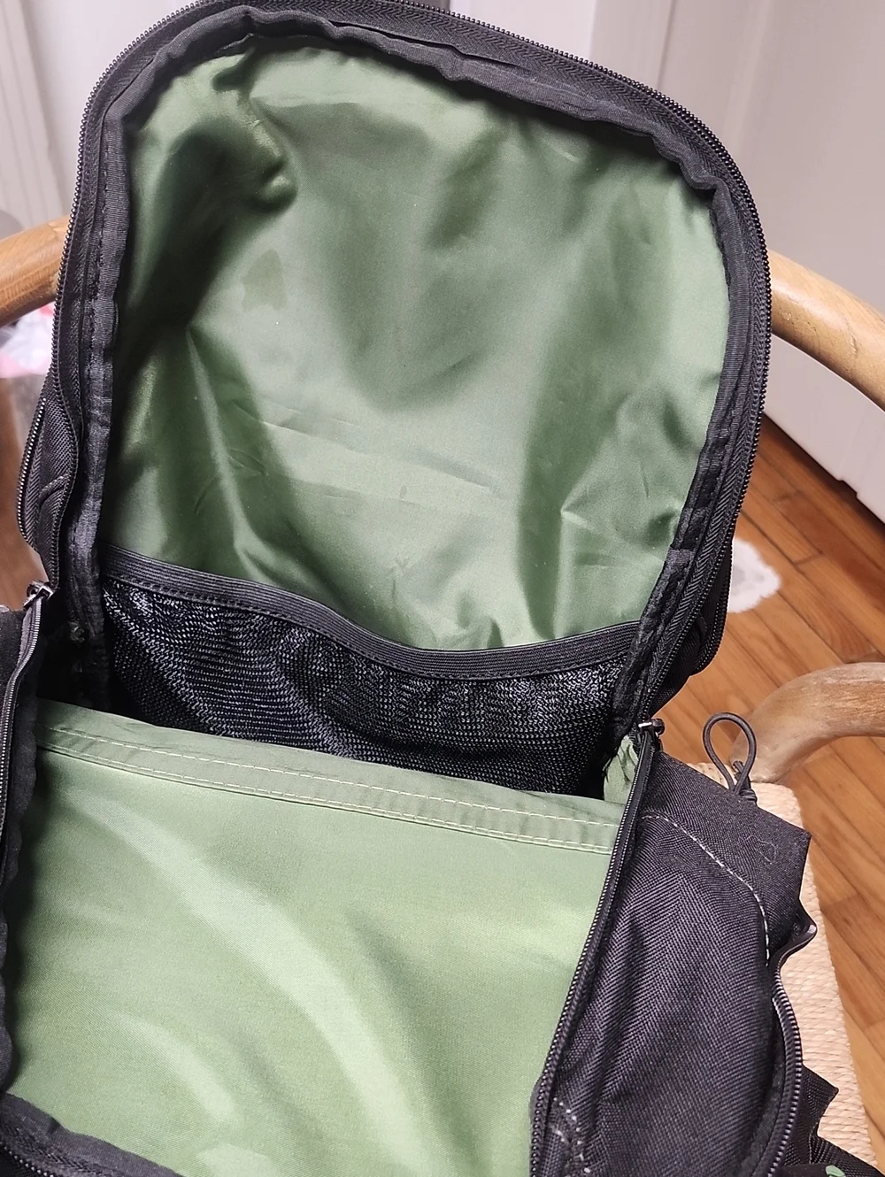Targus Black Laptop Backpack with Lime Logo Accent